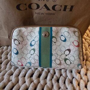 Coach makeup bag
